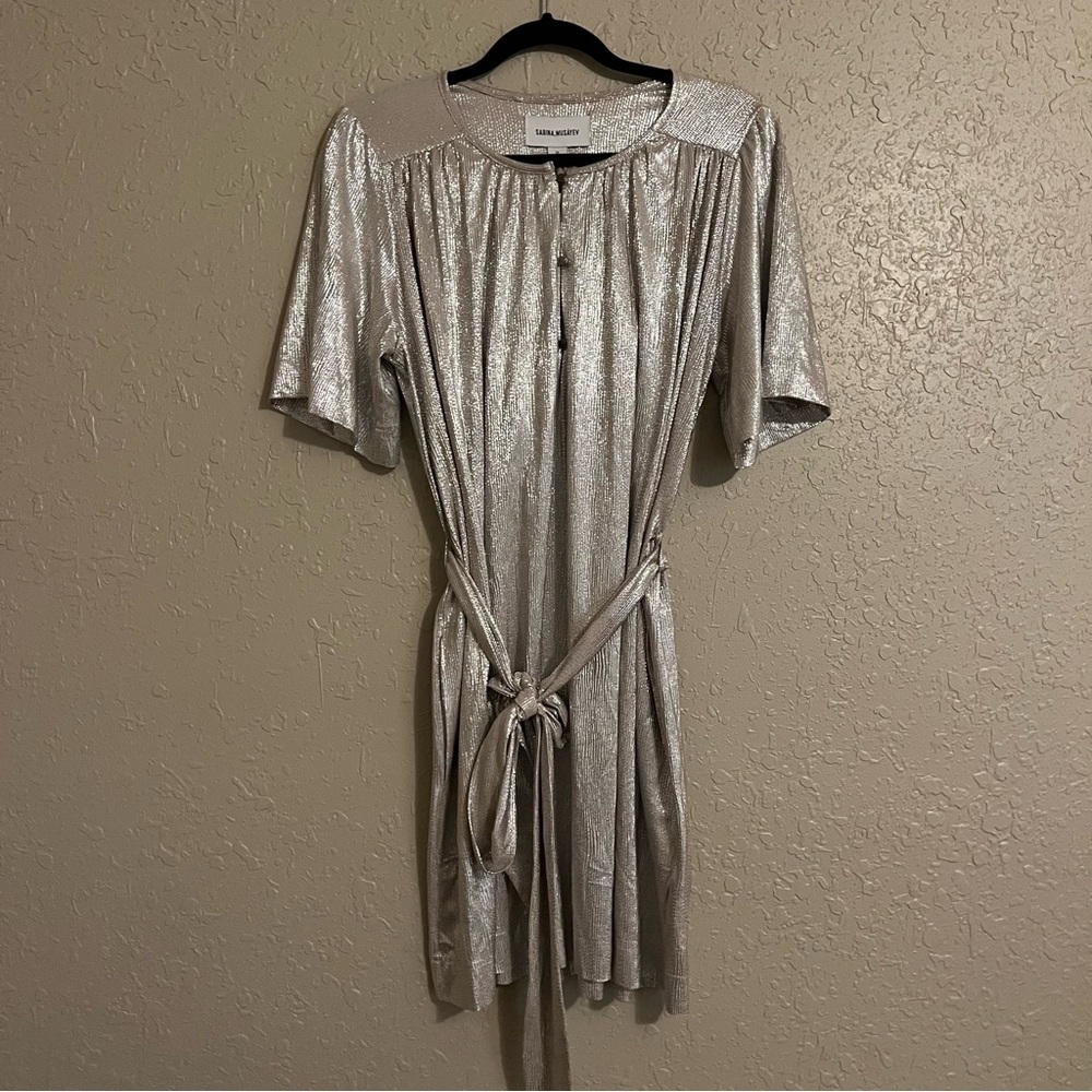 NWT Anthropologie Sabina Musayev Mercury Shirtdress Size Medium - Picture 2 of 6